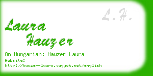 laura hauzer business card